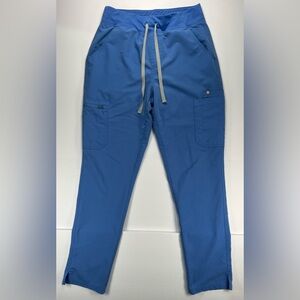 Figs Yola Skinny Scrub Pants - ceil blue, M/T